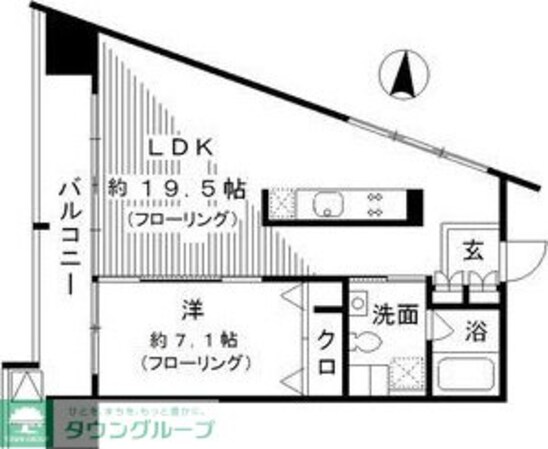 レジディア東桜IIの物件間取画像